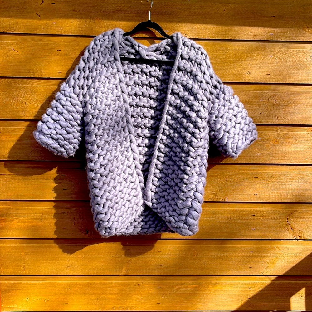 Women’s knitted wool cardigan